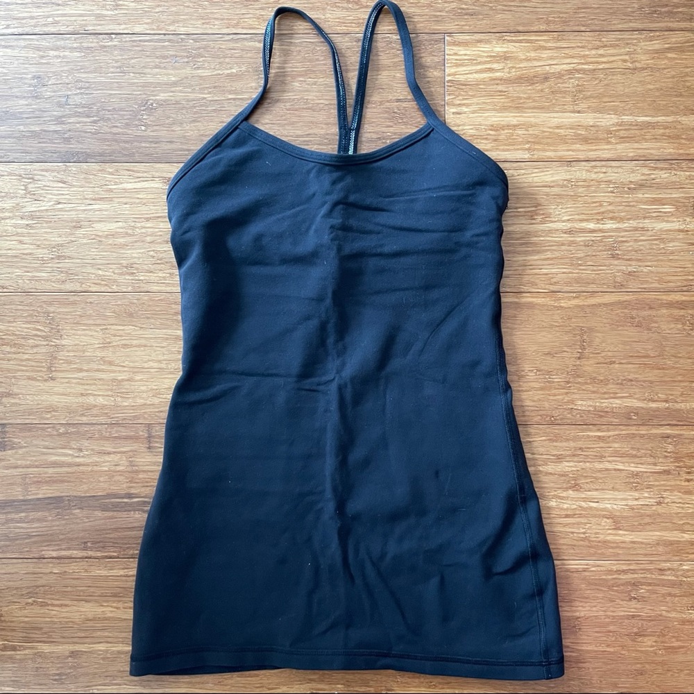 Lululemon Power Y Tank Bra Black 4